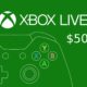 XBOX Live $50 Prepaid Card US